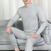 Traje de ropa interior térmica para hombre del año animal de Otoño e Invierno traje de otoño rojo brillante pantalones largos suéter para jóvenes y mediana edad