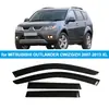 Adequado para Mitsubishi Outlander 2007-2013 Defletor de Chuva para Janela Lateral Extensão de Sobrancelha de Chuva