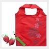 Bolsa de protección ambiental de fresa directa de fábrica, bolsa de almacenamiento portátil, pequeña bolsa de compras de fresa, bolsa de mano impermeable, se puede imprimir el logotipo