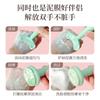 Nova escova de máscara dupla de silicone cabelo macio limpeza facial massagem facial removedor de maquiagem escova ferramentas de beleza escova de lama em arco