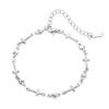 Europa y Estados Unidos pulsera transfronteriza nueva de acero inoxidable que no se desvanece amor collar de cadena cruzada nicho cadena clavicular joyería