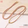 Hilo Envuelto en Oro DIY Amuleto Budista de Oro de Jade Cordón de Colgante Ajustable Cordón de Collar Resistente al Desgaste Unisex Venta al por Mayor