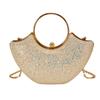 Bolsa Transversal 2024 Primavera Nova Moda Versátil Textura Bolsa de Mão Corrente Simples Nicho Tiracolo Tendência