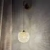 [Litchi] Luminária de parede de cristal, um toque de luxo para corredores, design moderno e criativo, adequada para paredes de destaque, luzes pendentes, quarto e luminárias de cabeceira da moda