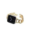 Adequado para pulseira Apple Watch iWatch8 nova pulseira de relógio applewatch7 6ª geração metal corrente de jeans corrente