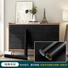 Papel pintado autoadhesivo negro de Amazon, superventas, adhesivo de PVC impermeable y a prueba de humedad para armarios, armarios y renovación del hogar.