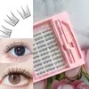 Set de Pestañas Postizas Transfronterizo, Gran Capacidad, Pestañas Postizas Pequeñas Ballet Claras y Transparentes, Pestañas Postizas Sin Tallo, Rizadas y Largas