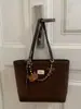 Bolso Retro Estampado de Leopardo para Mujer, Gran Capacidad, Nuevo Bolso de Hombro Versátil Otoño e Invierno, Bolso Tote Texturizado para el Trabajo y los Viajes