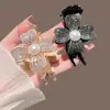 Presilha de Cabelo Flor de Strass para Coque 2026 Novo Modelo Luxo Leve Pinça de Garra para Rabo de Cavalo Alto para Mulheres
