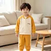 Nuevo conjunto de ropa de primavera para bebé, sudadera de otoño de dos piezas para niños y niñas, conjunto de otoño de dos piezas para niños para salir