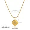 Juego de Joyería Dazan al por Mayor Acero de Titanio Recubierto de Oro Real de 18K Pendientes y Collar Super Estrella Versátil de Lujo Ligero