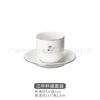 Juego de Vajilla de Porcelana Fina Chaozhou de Alta Gama Creativo Simple Estilo Japonés Tazón de Porcelana Plato y Cuchara Juego de Platos Regalo Hogar Venta al Mayoreo