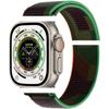 Adequado para a Pulseira Trail S12/Ultra4 da Apple, Mesmo Estilo da Pulseira Apple Trail Loop Cor Vinho/Pedra