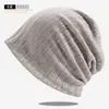 Novo Chapéu Primavera Verão Outono Fino Masculino e Feminino Gorro Pulôver Respirável Macio Compras Moda Europeia e Americana em estoque Boné