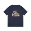 Camiseta de Moda Casual de Manga Corta para Hombre, Diseño Versátil de Moda, Camiseta de Algodón Puro Holgada para Pareja para Verano