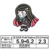 Junle Parche de Tela Bordado de Dibujos Animados Demon Slayer Etiqueta Bordada Estilo Japonés Capítulo Personaje de Anime Bordado Parche de Ropa Bordado