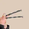 Grampo de Cabelo Elegante Estilo Cruz com Strass Moda Clipe Lateral Clipe para Franja Feminina Grampo de Cabelo de Alta Qualidade Acessório de Cabelo