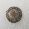 Artesanías antiguas griegas estilo 16 cobre plateado plata dólar de plata antiguo redondo plata al por mayor