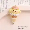 Acessórios de resina DIY de desenho animado, acessórios pequenos para cartão, bolo, pudim, creme, gel, feitos à mão, presilha de cabelo, capa de celular, fivela de sapato.