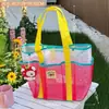 Bolsa de Gelatina Fofa de Desenho Animado Original Tengyi, Bolsa de Mão Versátil para Meninas, Bolsa de Praia para Viagem, Bolsa Transparente para Litoral, Atacado
