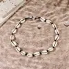 Pulseras Trenzadas de Conchas Estilo Océano Más Vendidas en Europa y América, Collares Serie Playa Estilo Hawaiano, Conjuntos de Pulsera y Collar