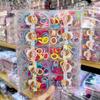 Mini cabeza de princesa en caja pinza pequeña de agarre flequillo pinza frente horquilla rota banda de goma para niños no lastima anillo para el pulgar venta al por mayor