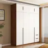 Guarda-roupa para uso doméstico em quartos, apartamentos pequenos e imóveis alugados, apresentando um design de estilo antigo, econômico, modular e seccional, adequado para crianças