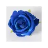 Simulación Rosa Flor de Rosa Cabeza de Flor Pared de Flores Decoración Ceremonia de Boda Salón Hotel Coche de Boda Habitación de Boda Terciopelo Artificial Falso Flor DIY