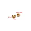 Hebilla de Posicionamiento de Acero Inoxidable con Columna de Posicionamiento Presionable y Botón de Presión de Perla de Posicionamiento Redonda Accesorios para Pulseras, Collares, Joyería DIY