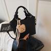 Bolso de Mano Texturizado de Moda Transfronterizo Tipo Cubo para Mujer 2026 Nueva Moda Primavera/Verano Versátil para Viaje Cruzado Pequeño