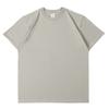 Camiseta de Algodón Puro con Logo Personalizado, Transfronteriza 220g Peso Pesado Cuello Redondo Manga Corta Venta al por Mayor Camiseta Cultural, Corte Holgado Talla Grande para Hombre