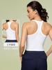Ropa de Yoga Sin Mangas con Espalda en Forma de I para Mujer, Chaleco Deportivo Corto Sin Costuras, Amigable con la Piel, Malla Transpirable, Top de Fitness D25114