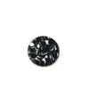 Brincos de moda Dongdaemun coreanos, brincos de acrílico de amor preto e branco de ácido acético, material para acessórios DIY no atacado