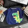 Nueva camiseta infantil para niños bebé verano caricatura niñas manga corta estilo coreano holgada casual top cuello redondo ropa infantil