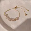 Pulsera Coreana tipo Pétalo para Mujer, Popular entre Celebridades de Internet, Pulsera Mejor Amiga para Estudiantes, Estilo Coreano, Simple, Diseño de Nicho, Única