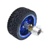 Motorreductor N20, motor + acoplamiento, llantas a juego + soporte + tornillos, juego de ruedas para robot