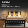 Cama matrimonial de marco de hierro para uso doméstico, cama de hierro forjado de 1.5m, reforzada y engrosada, cama individual económica para niños de 1.8m, cama de hierro