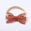 Suministro Exclusivo Transfronterizo de Diademas de Lazo, Accesorios para el Cabello de Niños, Accesorios para el Cabello Huecos de Color Sólido, Diademas Frescas para Bebés que No Dañan el Cabello 3438