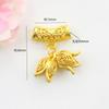 Colgante de codo hueco de orquídea lirio Shajin hebilla decorativa de ropa nueva china pulsera collar joyería diy colgante venta al por mayor