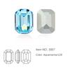 Dongzhou Crystal K9 de alta calidad con base puntiaguda, diamantes de cristal de anís estrellado largo plateados, joyas de diamantes, equipaje, accesorios decorativos de bricolaje al por mayor