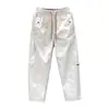 Pantalones Cargo de Pierna Ancha Versátiles de Calle Moda Masculina Casual Simple para Verano Otoño Deportes al Aire Libre Pantalones Largos de Pierna Recta