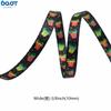 1,4 mm de espessura Natal Pet Collar Fita Tração Corda Fita Pequena Floral Dupla Face Nylon Dog Collar Corda