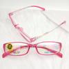 Gafas de moda de cara pequeña, montura completa, ultraligeras, TR90 de 7 g, altura, número, montura pequeña, transparentes, estampadas, blancas, especiales