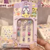 Adesivos de Unha Sanrio para Crianças, Arte de Unha Fofa e Divertida, Peças de Unha para Estudantes, Peças de Unha Doces, Unhas Vestíveis para Crianças
