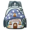 Mochila Pequeña de Dibujos Animados de Hongo con Carcasa Dura 3D Transfronteriza al por Mayor para Niños, Linda Mochila para Bebé para Edades 3-6 Jardín de Infancia