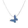Collar de estrella con lentejuelas de colores simples y estilo Harajuku para mujer, estilo coreano, dulce, combinable con todo, con una pequeña mariposa fresca y amorosa, cadena de clavícula.