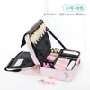 Bolsa de Maquiagem Grande Capacidade Kit Salão de Beleza Tatuagem Armazenamento de Cosméticos Divisória Multicamadas Tampa Estojo com Rodinhas para Cabelo