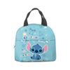 Bolsa de almuerzo Stitch de tela Oxford con dibujos animados, bolsa para conservar el calor, bolsa de aluminio para picnic, bolsa de almuerzo portátil