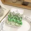 Nueva Serie de Colores Dopamina Tela Pequeño Intestino Goma para el Cabello Dulce Gama Alta Corazón de Niña Accesorios para el Cabello Anillos Dobles para Cola de Caballo Gomas para el Cabello