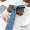 Corbata de Negocios Vintage para Hombre de 8CM Formal Hecha a Mano Corbata de Jacquard Versátil Moda Casual Accesorio para Traje En Stock